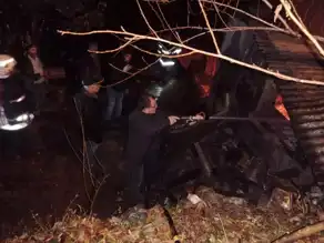 Doğu Karadeniz'de Ahşap Evde Yangın