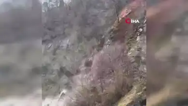 Artvin Borçka'da Heyelan Tehlikesi!