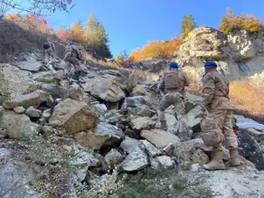 Dağda Kaybolan İşçi İçin Arama Sürüyor