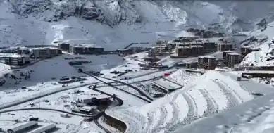 Yusufeli'nin Yeni Yeri Karla Kaplandı!