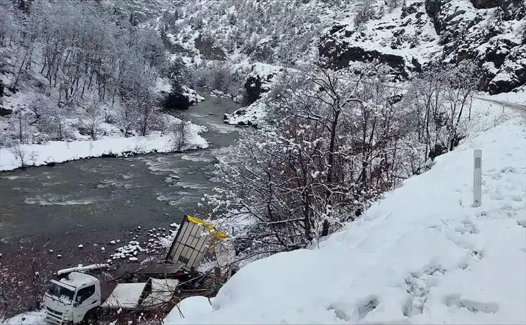 Şavşat'ta Kamyon Kazası: 1 Yaralı